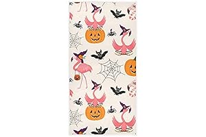 Multi-purpose Halloween Flamingo Pumpkin Kitchen Towels