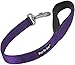 Short Dog Leash Padded Handle Wide Nylon Traffic Lead 22" Long Purple (XLarge: 1" Wide)