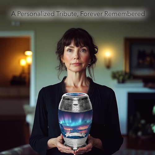 Image of Northern Aurora Cremation Urns for Human Ashes Adult Female Urns for Ashes
