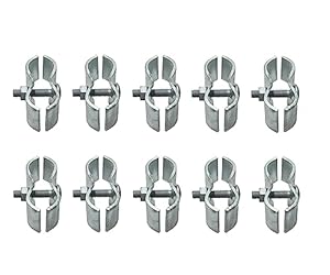 Dailydanny 10er Set Zaun-Panel-Klemmen