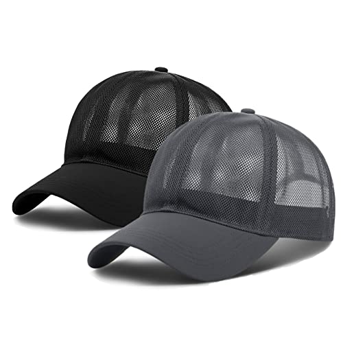 Image of Quick Dry Fit Baseball Cap - Water Repellent Sun Hat for Fishing, Running, Hiking, Golf, Surfing, Sailing, Boating