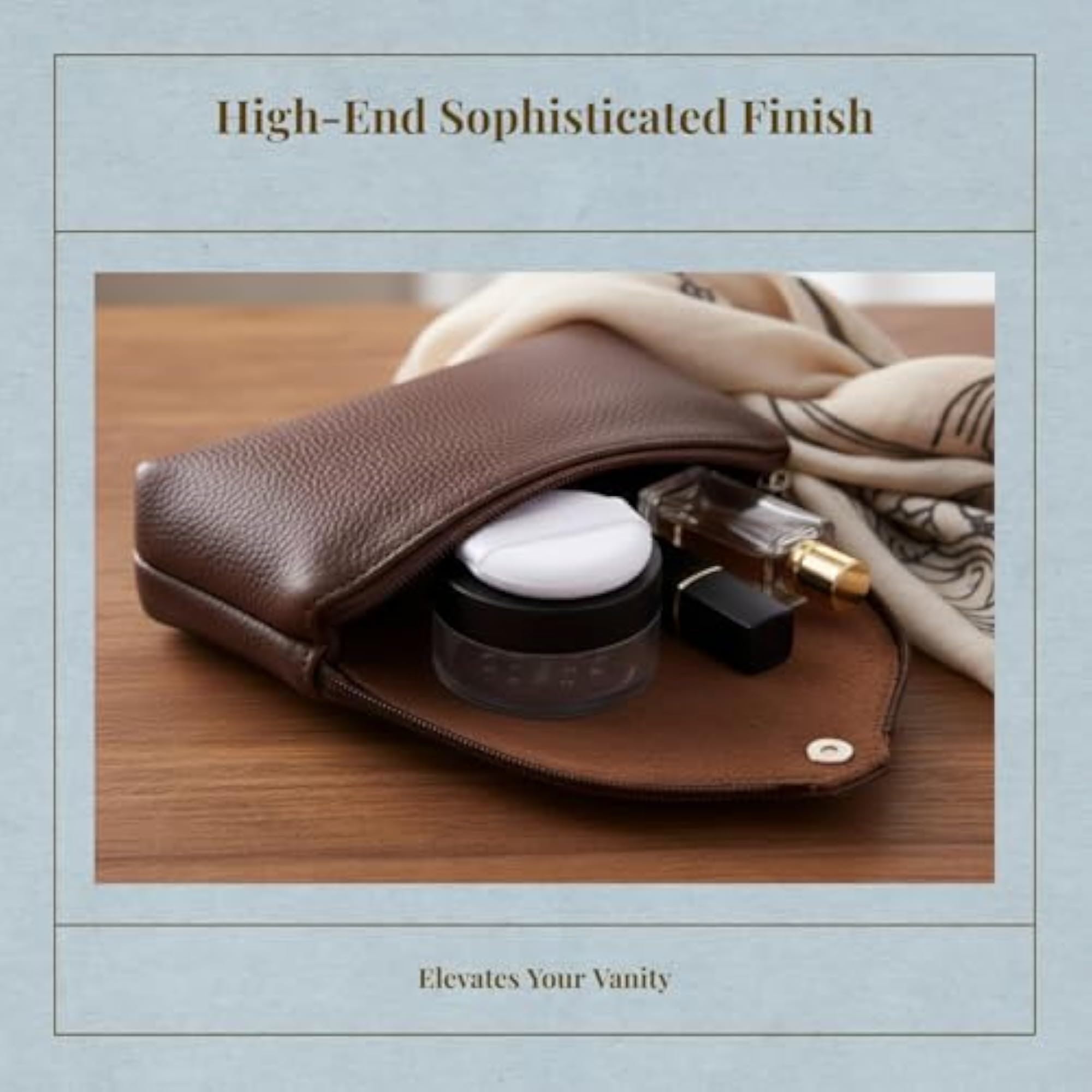 Mini Portable Loose Powder Container, Travel Makeup Pad Box