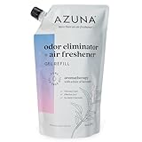 Azuna Air Freshener and Odor Eliminator for Strong Odor Gel 24oz Refill Pouch with Tea Tree Oil | Plant-Based & Long Lasting | Pet, Smoke, Home and Bathroom | Amalfi Breeze | Last 60-90 Days