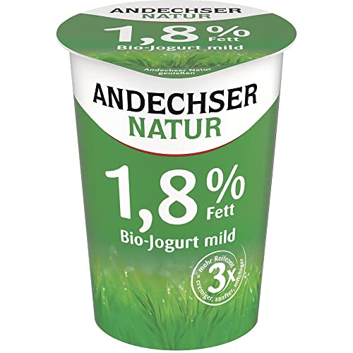 Andechser Natur Bio Jog. Natur mild 1,8% Bech. (6 x 500 gr) Cover