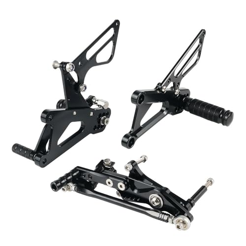 Levier de vitesse de moto pliable pour éviter la casse et repose-pieds arrière réglables