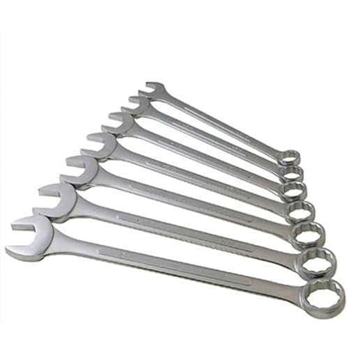 Sunex Tools 9707 Jumbo Fractional Combination Wrench Set, 7Piece (Includes Roll-Case), SAE Jumbo Combination Wrench Set