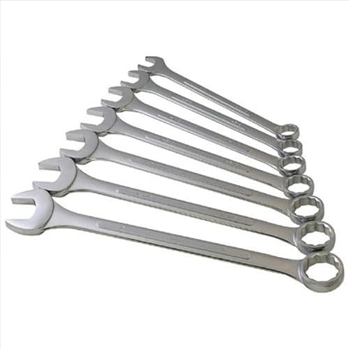 Sunex Tools 9707 Jumbo Fractional Combination Wrench Set, 7Piece (Includes Roll-Case), SAE Jumbo Combination Wrench Set