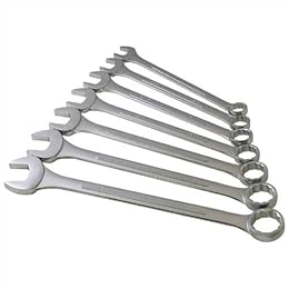 Sunex Tools 9707 Jumbo Fractional Combination Wrench Set, 7Piece (Includes Roll-Case), SAE Jumbo Combination Wrench Set