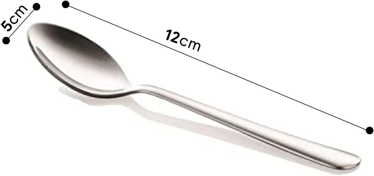 Stainless Steel Tea Spoon Set – Pack of 6 | Mirror Finish | Rust-Free & Dishwasher Safe Cutlery