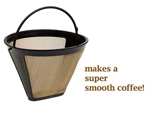 Filters For Cuisinart Coffee Maker - Gtf Gold Tone Filter & 2 Charcoal Water Filters #TOP2