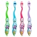 SmileGoods FlosSeas Kids Toothbrushes, Soft Bristle Children’s Toothbrush with Sea Animal Themed Designs, for Ages 3+, 4 Pack