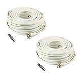(2) 200 Foot Security Camera Cable for Samsung SDH-C75100, SDH-C75080, SDH-C74040, SDH-C73040