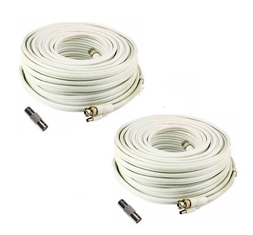 (2) 200 Foot Security Camera Cable for Samsung SDH-C75100, SDH-C75080, SDH-C74040, SDH-C73040