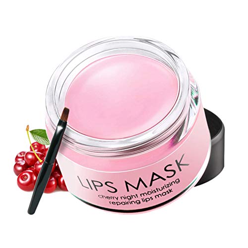 Lip Sleeping Mask, Lip Mask, Lip Treatment, Alivin Cherry Overnight Moisturizing Repairing Lips Mask, Sleeping Lip Balm, Peeling Lips, Lip Primer, Lip Scrub, Chapped Skin