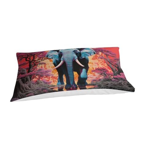 Linge de lit enfant éléphant 3D microfibre 135x200 avec zip