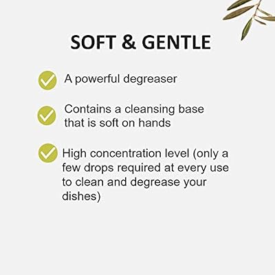 Cucina Fruits & Passion Concentrated Dish Soap, Coriander & Olive Tree, Olive Oil Enriched Liquid Dishwashing Detergent, Vegan & Biodegradable Formula, Refillable Recyclable Bottle,16.9 fl oz (500 ml)