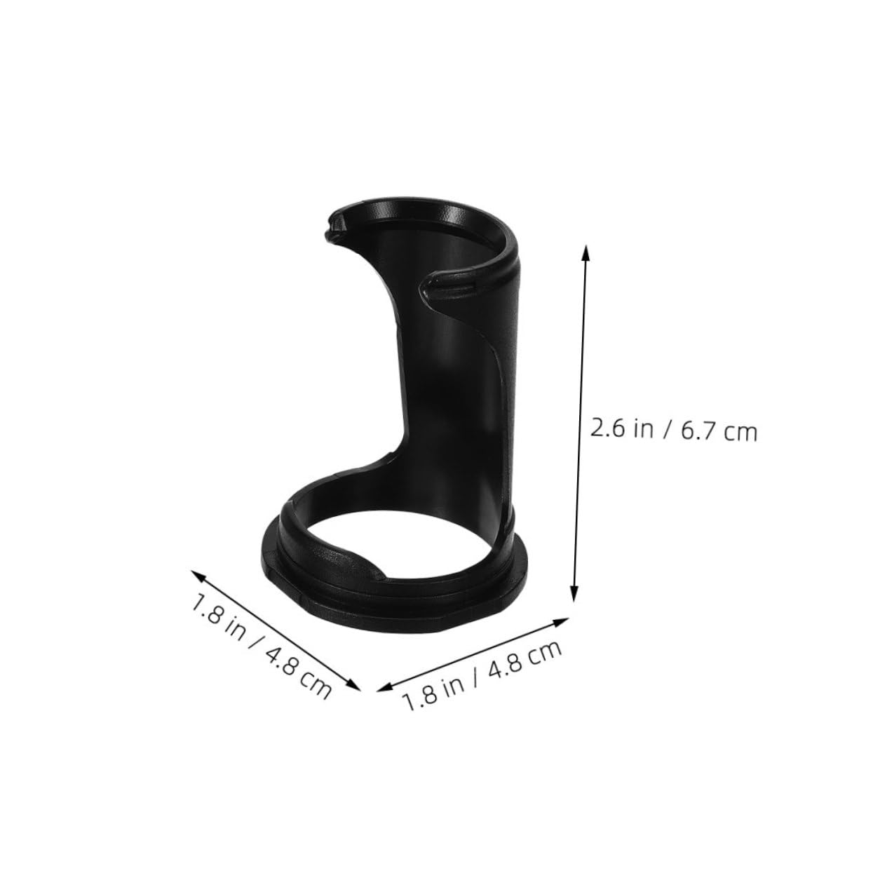 IWOWHERO Organized Storage Kit Shaving Brush Drying Rack Stand Beard Brush Holder for Shavers Plastic Beauty Supply