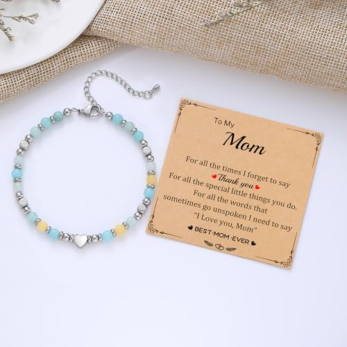Image of Best Friend Bracelet Gifts for Women Sister Bestie, Christmas Gift for Teens Mom Daughter Granddaughter Birthday Gift for Her Stocking Stuffers