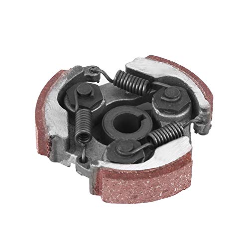 plaquette d'embrayage moto embrayage avec 3 ressorts pour 2 temps 47cc 49cc poche Dirt Bike ATV Scooter embrayage pocket bike renforcé avec clavette ressort embrayage pocket bike+ressort embrayage po