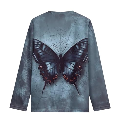 Girls Long Sleeve Shirts Casual Crew Neck Tops Fall Winter Blouses 3-16 Years4