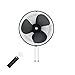 atomberg Renesa 400mm Wall Mount Fan | 5-star rated | Ideal for Home & Office | Silent BLDC Fan | 6 Speeds | 35W | Remote with Oscillation, Timer, Sleep | 2 Years Warranty (Midnight Black)