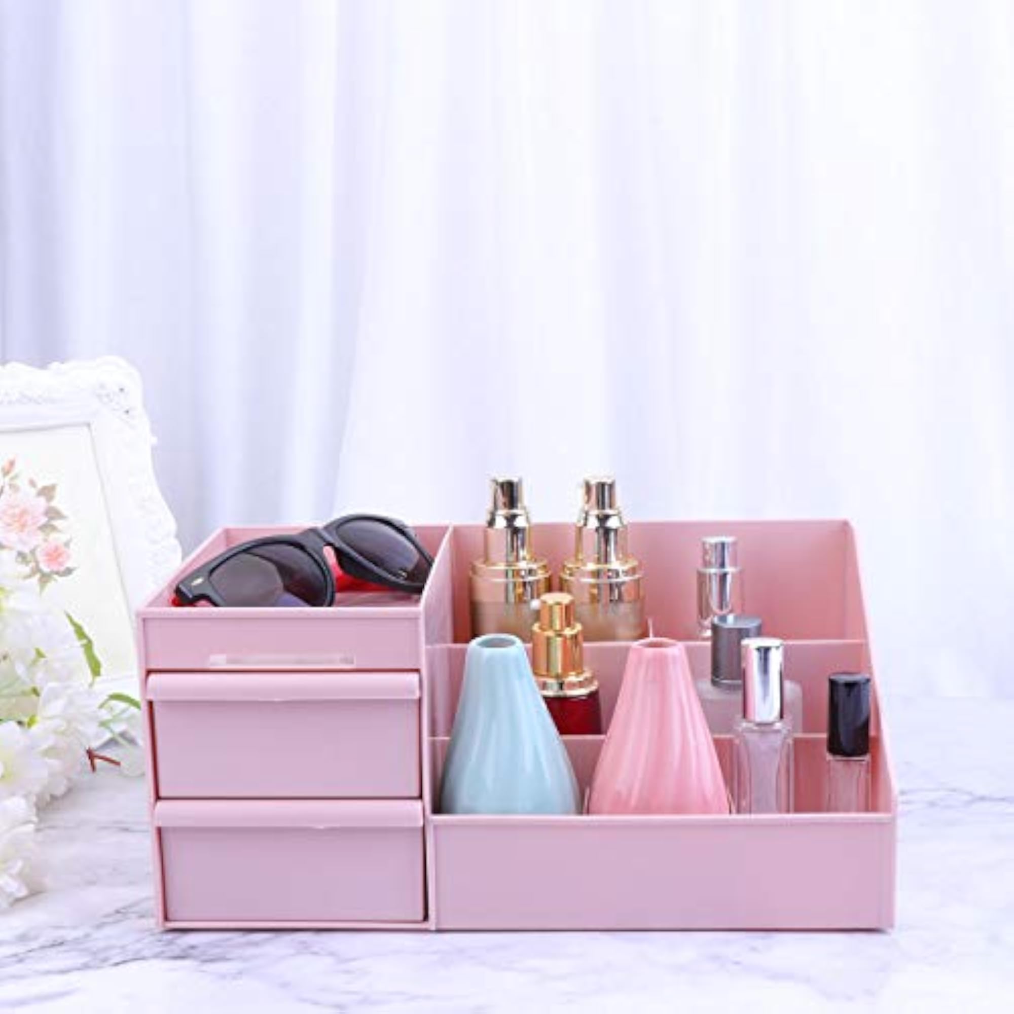 Drawer Type Makeup Storage Holder for Cosmetics