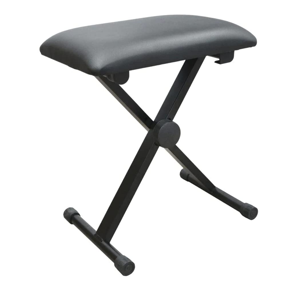 Axus AXP2PK Pacchetto Tastiera Elettronica Sensibile Al Tocco Per Principianti A 61 Tasti Per Studenti Con Supporto, Sgabello, Cuffie, Alimentatore E Leggio, Nero