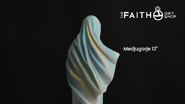 Nuestra Señora de Medjugorje Reina de la Paz 12" miniatura 5