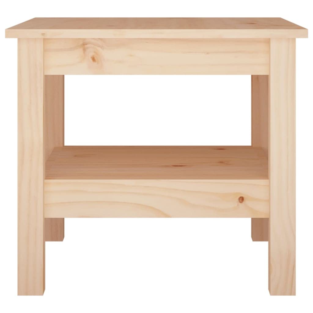 vidaXL Stolik kawowy 45x45x40 cm Drewno lite sosnowe