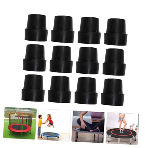 Protections Caoutchouc pour Trampoline pour Remplacement Pieds Usés GARVALON