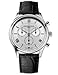 Produktbild Frederique Constant Classics Quartz Chronograph Herren Armbanduhr aus Edelstahl und Leder in der Farbe Silber-Schwarz 40mm, Wasserdichtigkeit: 5Bar, FC-292MS5B6