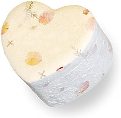 Heart Paper Memorial Urn for Cats and Dogs - Small - Holds Up to 30 Cubic Inches of Ashes - White Biodegradable Pet Cremation Urns