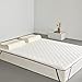 Topper de matelas, matelas en latex, protecteur de lit matelassé 3cm en mousse à mémoire de gel Topper avec maintien du corps respirant refroidissant for relif de pression et sommeil confortable