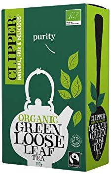 Clipper Organic Green Loose Leaf Tea 100g (Pack of 6)
