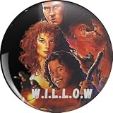 Willow Fantasy Adventure Movie Poster Art Collectible Fan Gift Lapel Pin Brooch Badge Novelty Gift 0.75'