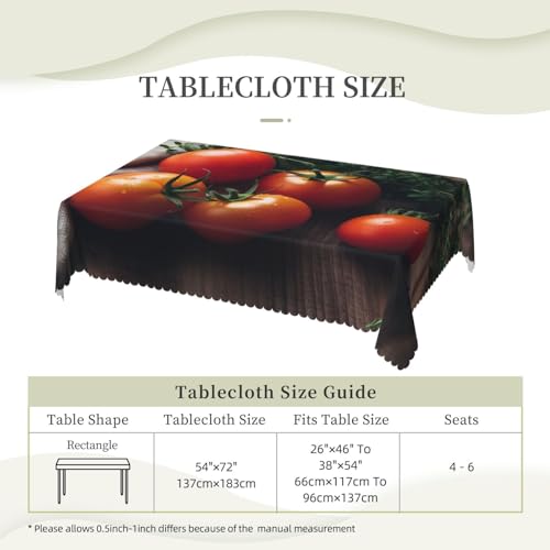 Nappe rectangulaire imperméable de cuisine résistante à l'huile pour table - 6