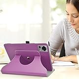 MAMA MOUTH Compatible with DOOGEE T20 Rotation Case,360 Degree Rotating With Cute Pattern Sleeve Cover for 10.4" DOOGEE T20 / DOOGEE T20S Tablet(Not fit DOOGEE T20 Mini),Purple - Image 5
