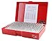 Accusize Industrial Tools 0.061'' to 0.250'' Minus Class Zz Pin Gauge Set, 2'' Overall Length, 190 Pcs/Set, M1(-)