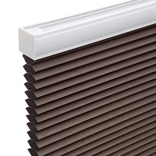 Changshade Cordless Blackout Cellular Shade, Honeycomb Shade With The Diameter Of 1.5 Inch Honeycombs, Room Darkening Pleated Window Shade For Bedroom, Children Room, 24 Inches Wide, Taupe Cel24Tp64C #TOP1