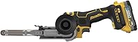 Vista 5 de DEWALT Kit de lijadora de banda inalámbrica XTREME de 20V MAX con batería y cargador incluidos (DCM200E1)