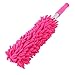 Ruilogod Chenille domowe Antypoślizgowa rękojeść Sweep Regał żaluzje Car Clean Brush Duster fuksja