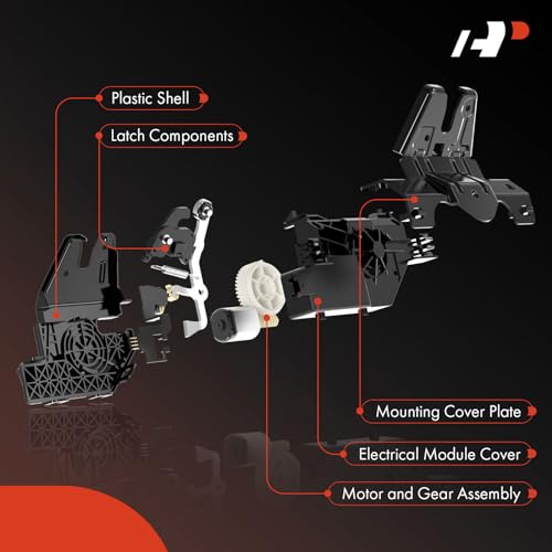 Image of A-Premium Trunk Latch Compatible with Volkswagen | for Volkswagen Passat 2008-2010, Tiguan 2009-2015, Jetta 2010-2017, Touareg 2011-2016, Passat 2012-2019