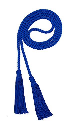 Image of Graduation Honor Cord - Royal - Every School Color Available - Made in USA