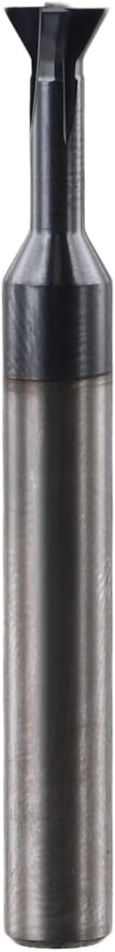 60 Degree Dovetail Milling Cutter 6mm Shank Steel End Mill CNC Metalworking, Edged Slot Cutter Iron Carbon Alloy Steel 50mm