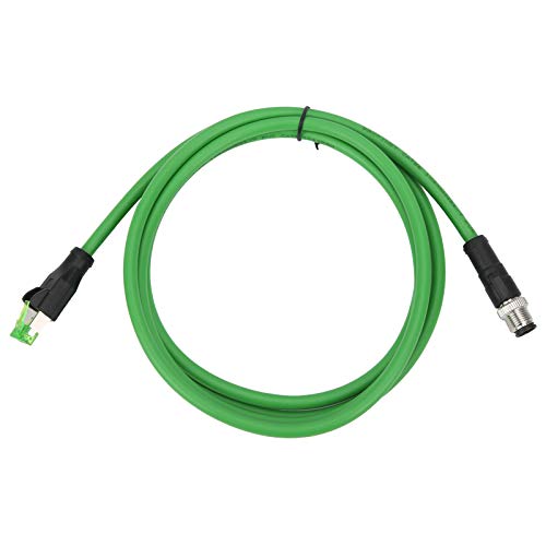 Cordon Ethernet M12 blindé 3 mètres anti-interférences pour machines