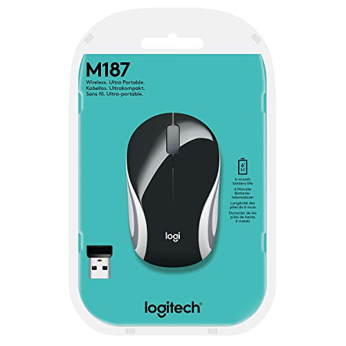 Logitech-M187-Mouse-Wireless-Black-Radio-Frequency-USB