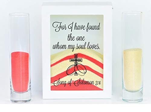 Streamside Shoppe Sand Ceremony Set, for I Have Found The One Whom My