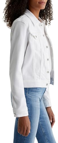 AG Adriano Goldschmied Women's Robyn Fitted Denim Jacket3