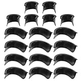 TOGEVAL Revestimientos para Bolsillos de Mesa de Billar 3 Juegos (4 Esquinas Grandes 2 Medianas) Protector de Bolsillo de Plástico Resistente para Reparación y Mantenimiento de