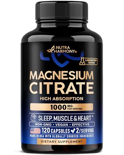 Magnesium Citrate 1000mg Capsules